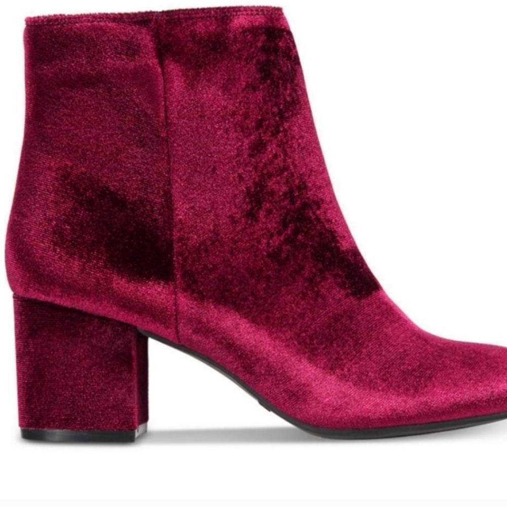 Rebel by ZiGIny Wine Block-Heel Boots